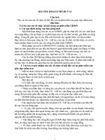 BÀI THU HOAACH MÔ ĐUN 14