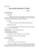 Giáo án Ngữ văn 8 bài 29: Ông Giuốc  đanh mặc lể phục