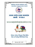 skkn một số kinh nghiệm bồi dưỡng học sinh giỏi môn toán cấp THCS 