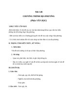 Giáo án Ngữ văn 8 bài 30: Chương trình địa phương ( phần Tiếng Việt )