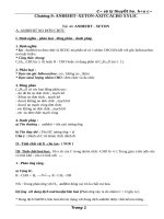 Tóm tắt lý thuyết Hóa học 11: Anđehit  Xeton