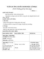 Giáo án Ngữ văn 8 bài 29: Ông Giuốc  đanh mặc lể phục