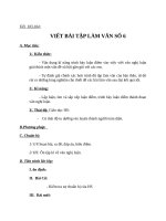 Giáo án Ngữ văn 8 bài 25: Viết bài tập làm văn số 6  Văn nghị luận
