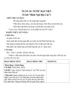 Giáo án Ngữ văn 8 bài 24: Nước Đại Việt ta (trích Bình Ngô đại cáo)