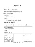 Giáo án Ngữ văn 8 bài 26: Hội thoại