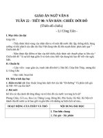 Giáo án Ngữ văn 8 bài 22: Chiếu dời đô