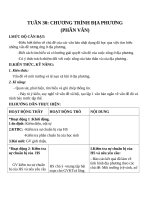 Giáo án Ngữ văn 8 bài 30: Chương trình địa phương ( phần Tiếng Việt )