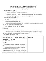 Giáo án Ngữ văn 8 bài 25: Bàn luận về phép học