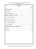 skkn một số kinh nghiệm phát huy tính tích cực, chủ động của học sinh trong giờ dạy ngữ văn 9 