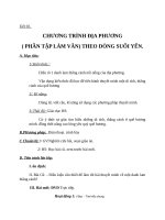 Giáo án Ngữ văn 8 bài 22: Chương trình địa phương (phần tập làm văn)