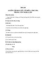 Giáo án Ngữ văn 8 bài 27: Luyện tập đưa yếu tố biểu cảm vào văn nghị luận