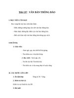 Giáo án Ngữ văn 8 bài 32: Văn bản thông báo