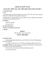 Giáo án Ngữ văn 8 bài 30: Viết bài tập làm văn số 7  Văn nghị luận