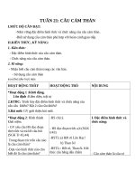 Giáo án Ngữ văn 8 bài 21: Câu cảm thán