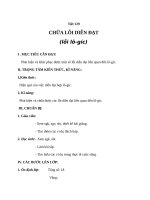 Giáo án Ngữ văn 8 bài 30: Chữa lỗi diễn đạt (lôgic)