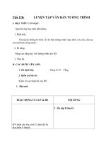 Giáo án Ngữ văn 8 bài 31: Luyện tập văn bản tường trình