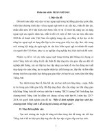 skkn một số kinh nghiệm giúp học sinh học chương trình tiếng anh 6 đề án luyện kĩ năng nói hiệu quả 