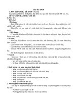 Giáo án dạy học theo chủ đề Hóa học 12: Amin