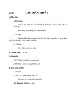 Giáo án Ngữ văn 8 bài 21: Câu trần thuật