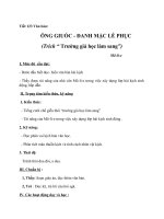 Giáo án Ngữ văn 8 bài 29: Ông Giuốc  đanh mặc lể phục