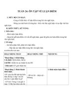 Giáo án Ngữ văn 8 bài 24: Ôn tập về luận điểm