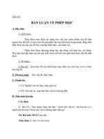 Giáo án Ngữ văn 8 bài 25: Bàn luận về phép học