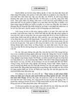 Tiểu luận thực trạng và giải pháp nhằm nâng cao hiệu quả công tác giải quyết khiếu nại đông người, kéo dài  trên địa bàn tỉnh tiền giang