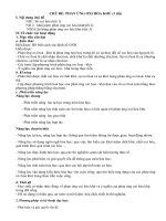 Giáo án dạy học theo chủ đề: Hóa học 10  Chủ đề Phản ứng oxi hóa khử