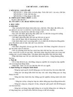 Giáo án dạy học theo chủ đề: Hóa học 12  Chủ đề Este Chất béo