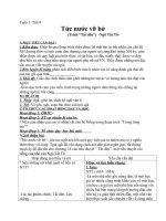 Giáo án Ngữ văn 8 bài 3: Tức nước vỡ bờ