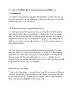 Suy nghĩ về vấn đề bảo vệ môi trường sống của con người hiện nay 