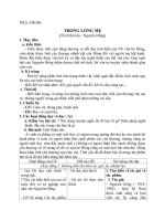 Giáo án Ngữ văn 8 bài 2: Trong lòng mẹ