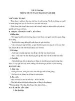 Giáo án Ngữ văn 8 bài 10: Thông tin về ngày trái đất năm 2000