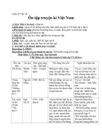 Giáo án Ngữ văn 8 bài 10: Ôn tập truyện kí Việt Nam