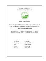 Đánh giá quy trình sản xuất rau xà lách an toàn tại làng kawakamimura,huyện minamisaku gu, tỉnh nagano, nhật bản 