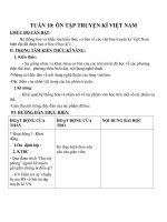 Giáo án Ngữ văn 8 bài 10: Ôn tập truyện kí Việt Nam