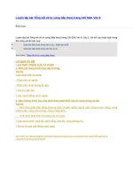 Luyện tập bài tổng kết về từ vựng tiếp theo