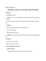 Giáo án Ngữ văn 8 bài 11: Tìm hiểu chung về văn bản thuyết minh