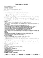 Giáo án dạy học theo chủ đề: Hóa học 11  Chủ đề Hợp chất của nitơ