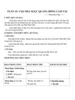 Giáo án Ngữ văn 8 bài 15: Vào nhà ngục Quảng Đông cảm tác