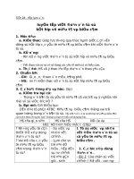 Giáo án Ngữ văn 8 bài 7: Luyện tập viết đoạn văn tự sự kết hợp với miêu tả và biểu cảm