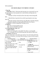 Giáo án Ngữ văn 8 bài 3: Xây dựng đoạn văn trong văn bản