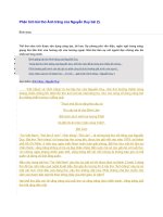 Phân tích bài thơ ánh trăng của nguyễn duy bài 2