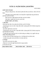 Giáo án Ngữ văn 8 bài 21: Ngắm trăng