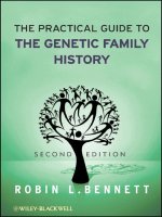 The practical guide to the genetic family history 2nd ed    r  bennett (wiley, 2010) 