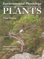 Environmental physiology of plants 3rd ed    a  fitter (AP, 2002) 