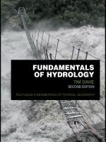 Fundamentals of hydrology 2nd ed    t  davie (routledge, 2002) 