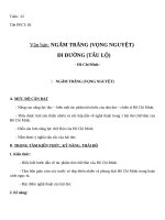 Giáo án Ngữ văn 8 bài 21: Ngắm trăng