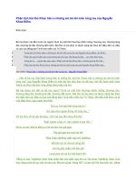 Phân tích bài thơ: Khúc hát ru những em bé lớn trên lưng mẹ của Nguyễn Khoa Điềm.   Bình chọn: Bà mẹ được nói đến là bà mẹ người Tàôi có một tình thương mênh mông: thương con, thương làng đói, thương bộ đội, thương đất nước. Bài thơ có ba khúc ca được sán