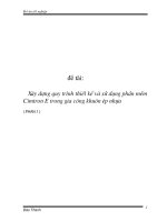 ĐỒ ÁN-ỨNG DỤNG CIMATRON TRONG THIẾT KẾ VÀ GIA CÔNG KHUÔN-PHẦN 1-TÀI LIỆU THAM KHẢO